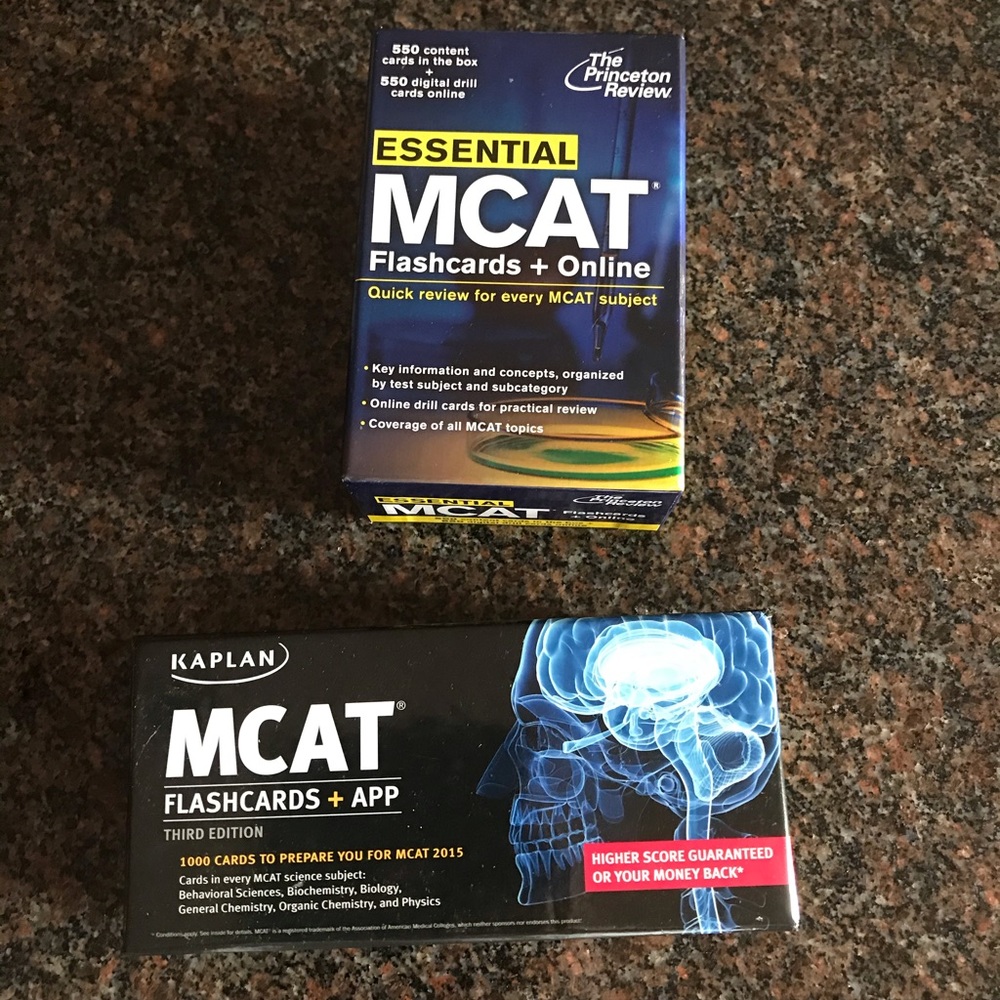 MCAT flash cards